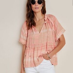 NWT Anthropologie The Bette Babydoll
Peasant Blouse